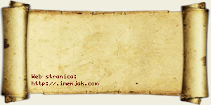 Dimitrije Bujak vizit kartica